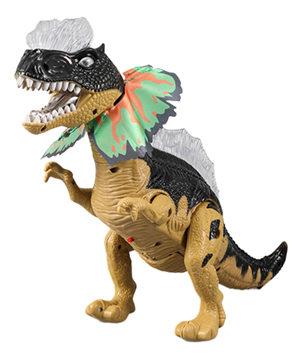 Brinquedos Eletrônicos De Dinossauros Andando Marrom