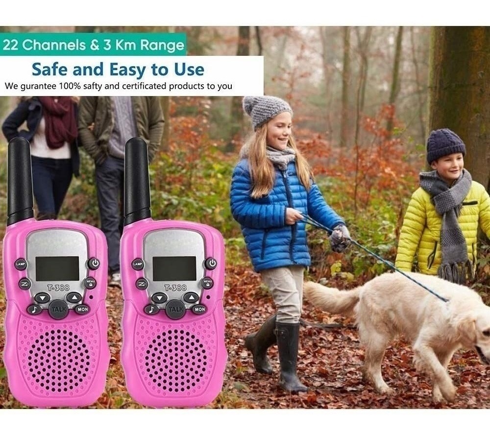 Rádio Walkie Talkie Infantil, Alcance De 8 Km, 4 Unidades - Imagem 6