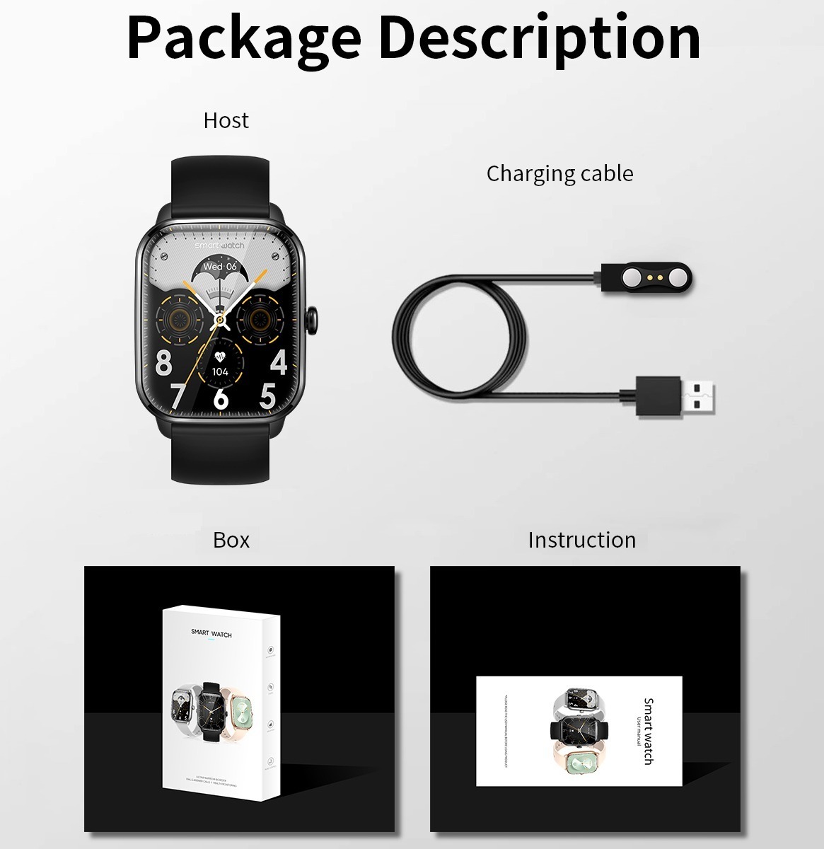 1.9 Relógio Inteligente Masculino Smartwatch Masculino Llama - Imagem 9