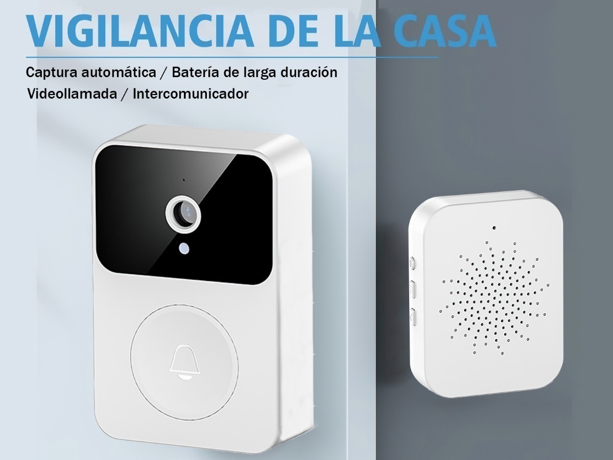 Câmera De Campainha Video Sem Fio Wifi, Visão Noturna De Cam - Imagem 3