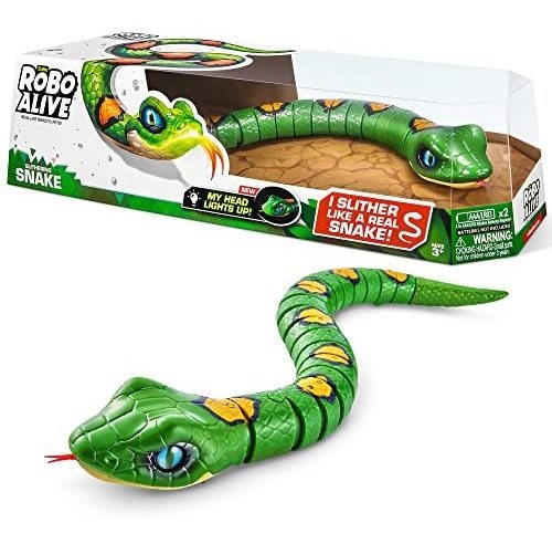 Robo Alive Slithering Snake Série 3 Green By