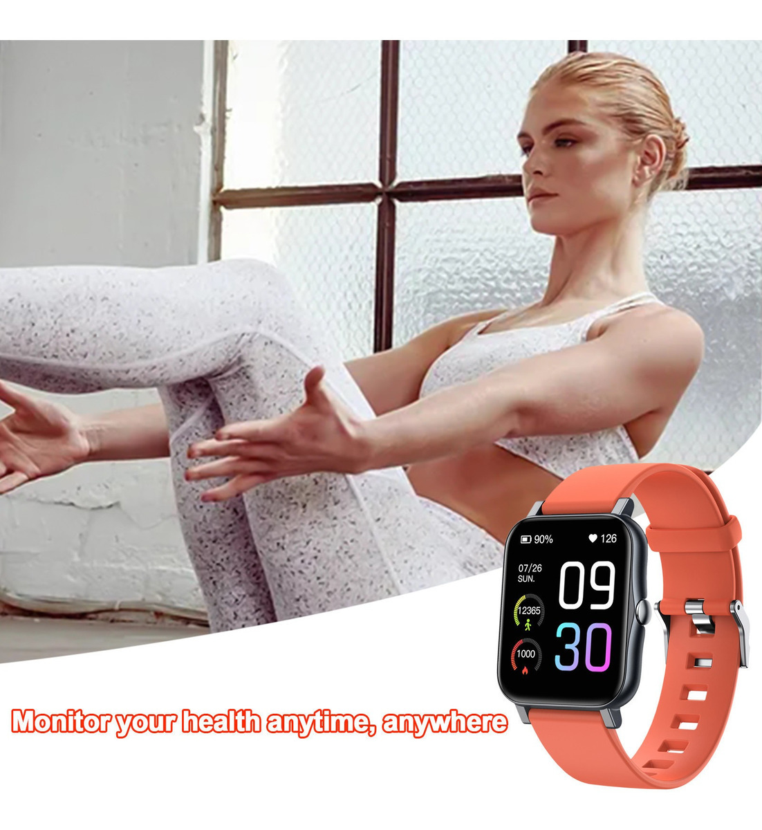 Mini Smart Watch Fitness Follow-up Para Homens E Mulheres, 1 - Imagem 3