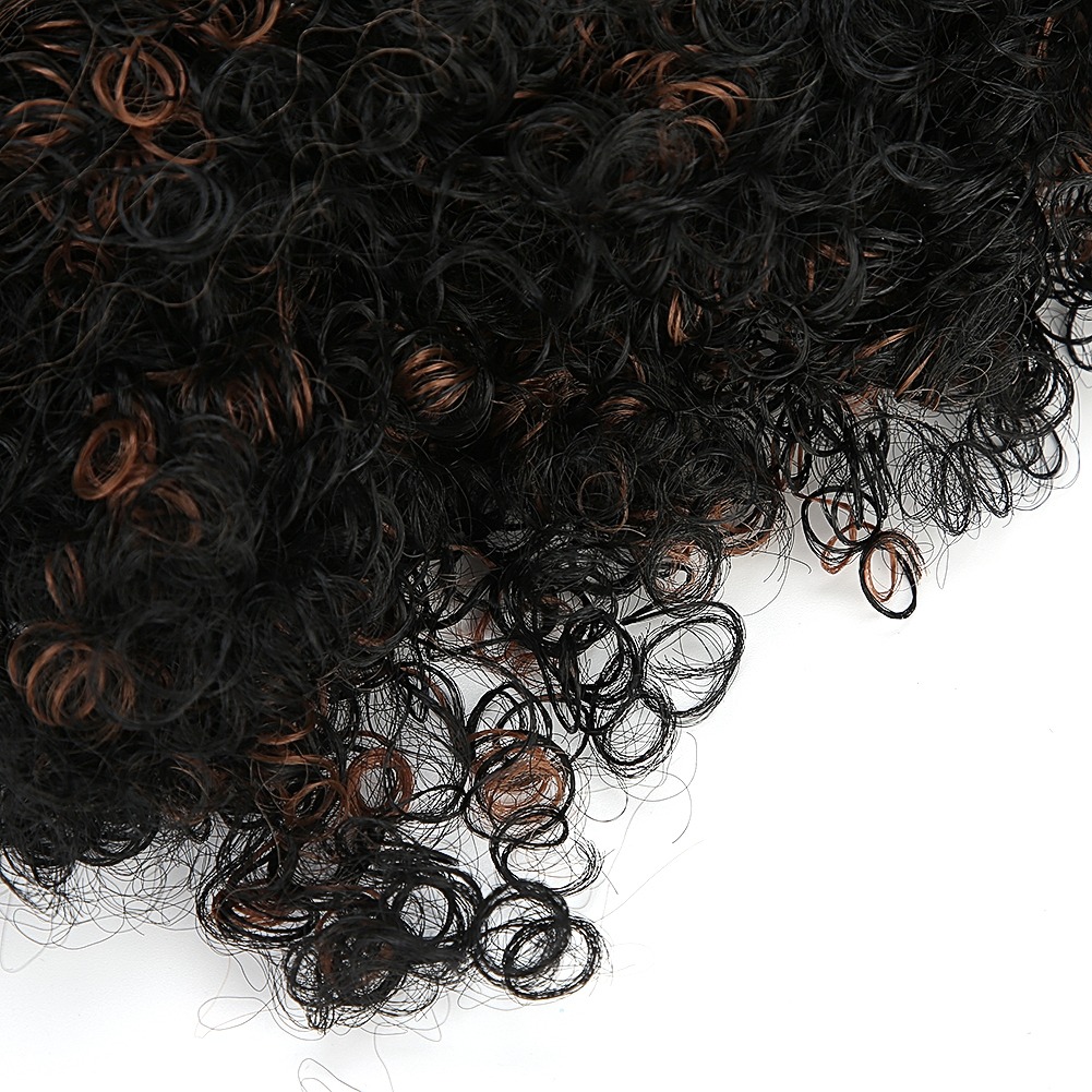Peruca De Cabelo Peruca Curta Encaracolada Peruca De Cabelo - Imagem 4