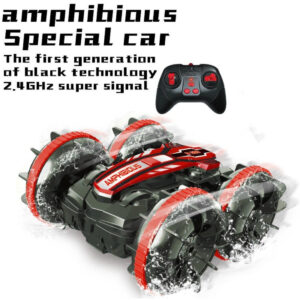 4x4 Rc Carro Brinquedos Veículo Anfíbio Barco Controle Remot