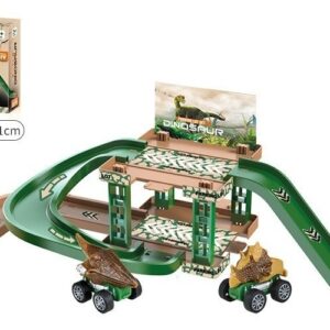 Kit 17 Pista De Carrinhos De Brinquedo Infantil Verde