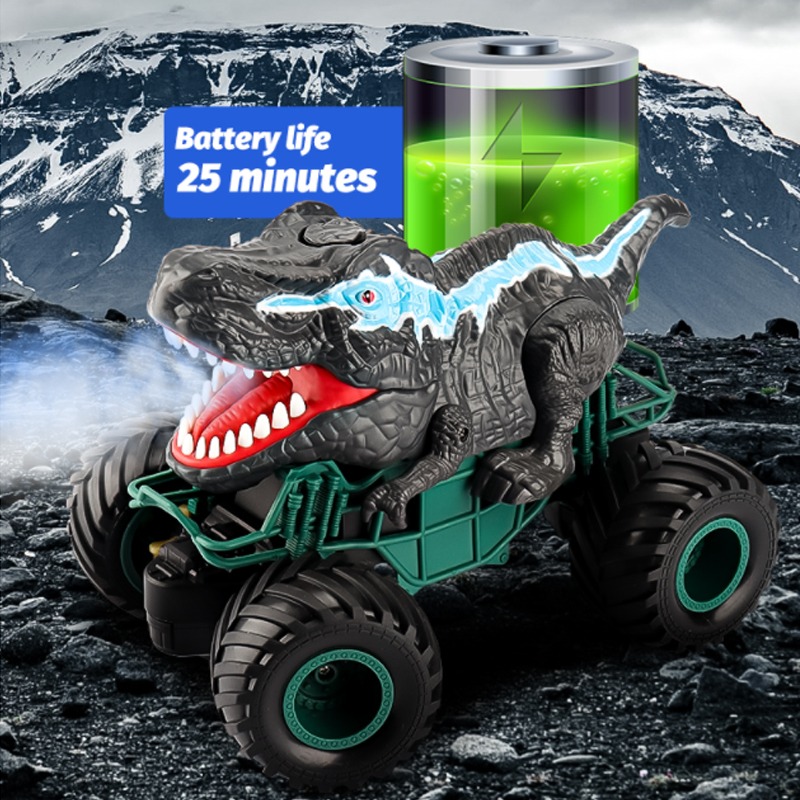 Brinquedo De Controle Remoto Para Veículos De Dinossauro Off - Imagem 3