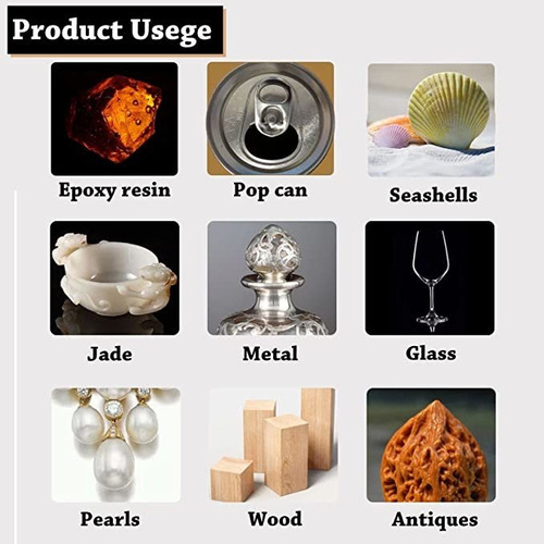 Micro Broca Perfuradora De Pérolas De Cristal Epóxi Jade. - Imagem 6