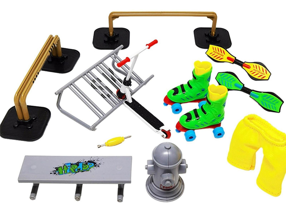 Dedo Engraçado Skate Bicicleta Infantil Brinquedos - Imagem 2