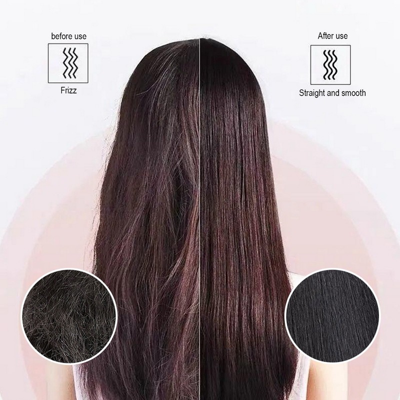 Escova Alisadora De Cabelo Multifuncional Vermelha - Imagem 4