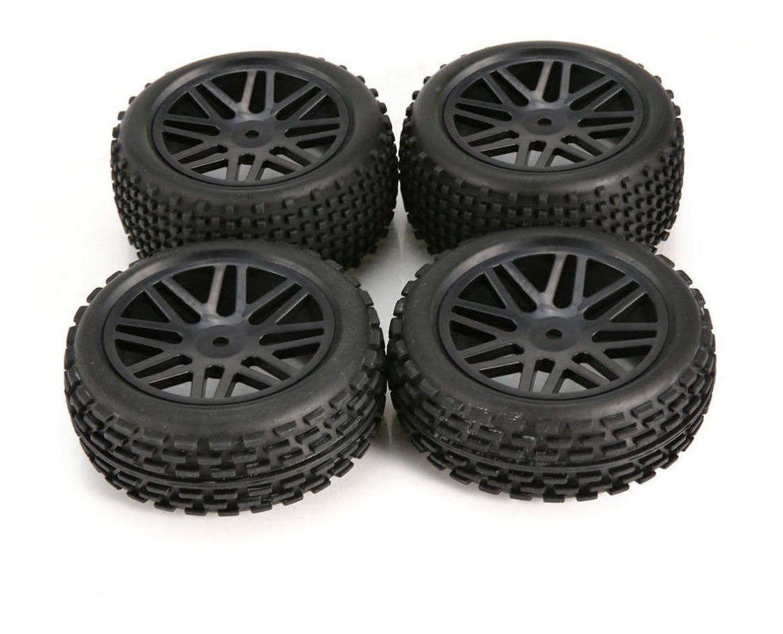 Pneus De Roda Universal 2x4pcs Para Wltoys 1/10 Truck Diy - Imagem 3