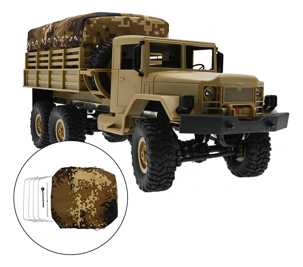 Capa De Lona De Carro 1/16 Rc Para Wpl B14 B14k B24 B24k B16 - Imagem 6