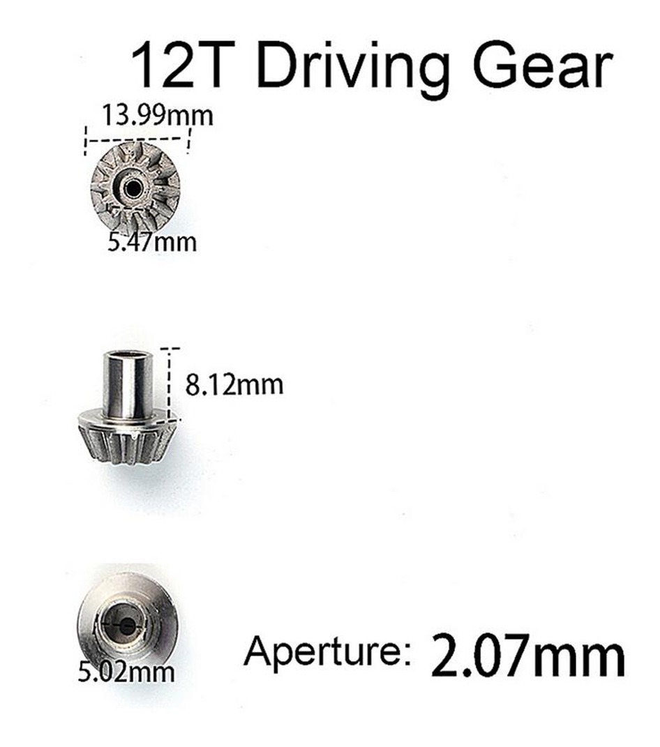 16x Metal Diferencial Dirigindo Engrenagem Planeta Conjunto - Imagem 10