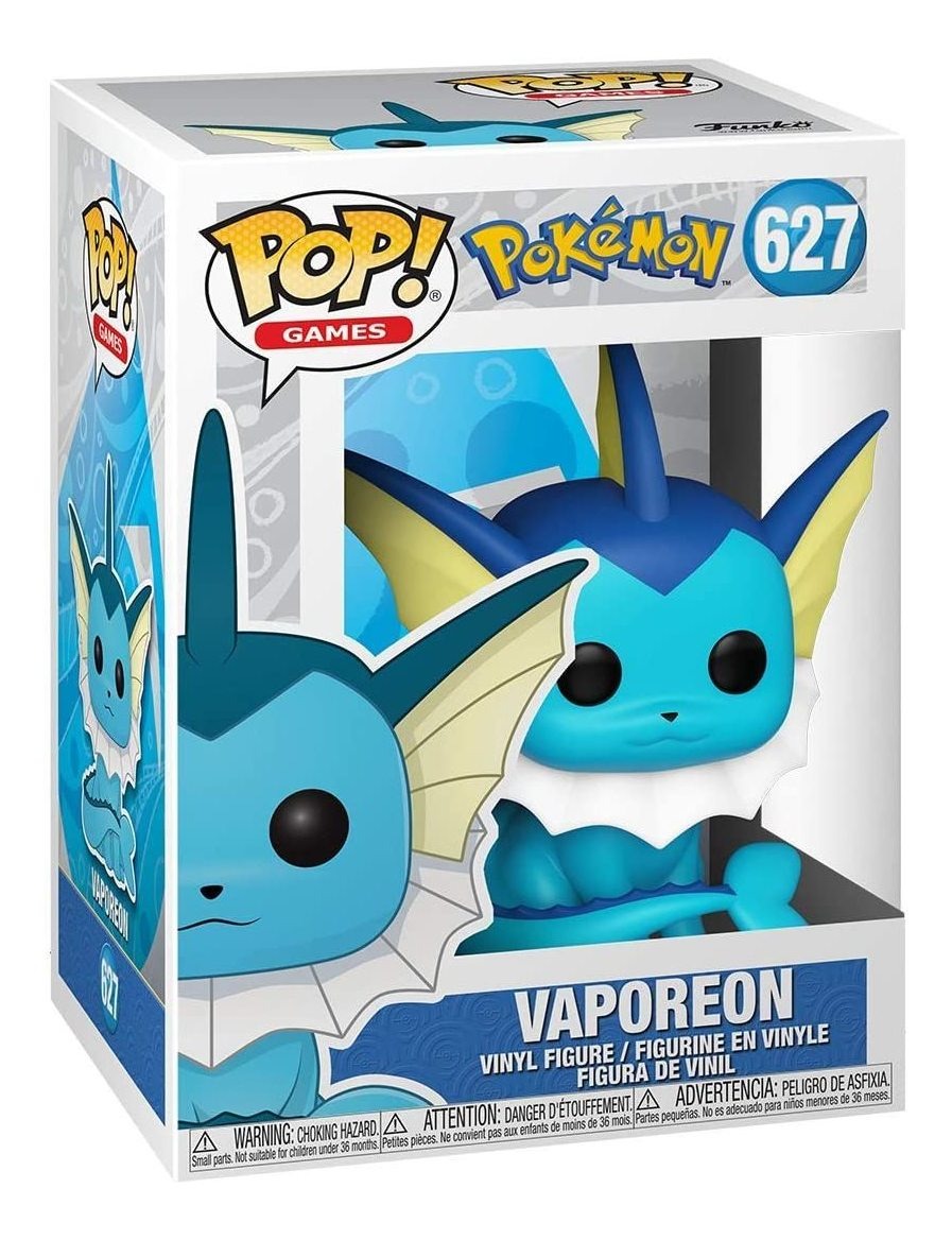 Funko Pop! Jogos: Pokemon - Boneco De Vinil Vaporeon - Imagem 2