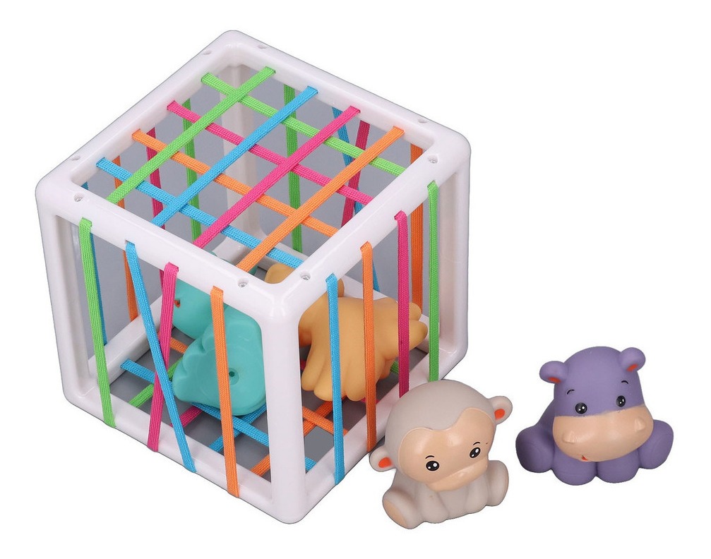 Caixa Sensorial Infantil Brinquedo De Seleção De Forma De Be - Imagem 8