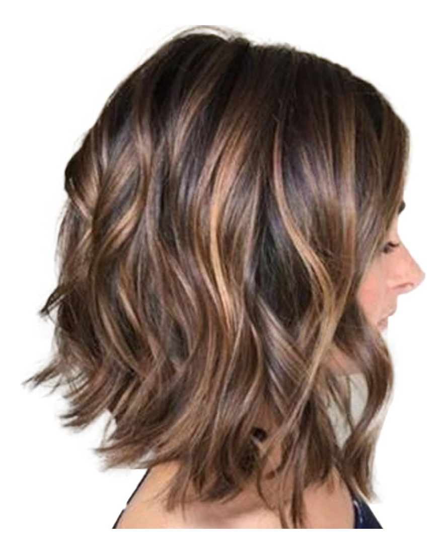Perucas K Curto Ondulado Bobo Cabelo Humano Rose Net Wigs Gl