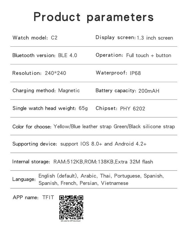 Smartwatch 1,3 Polegadas Full Touch Screen Ip68 À P - Imagem 10