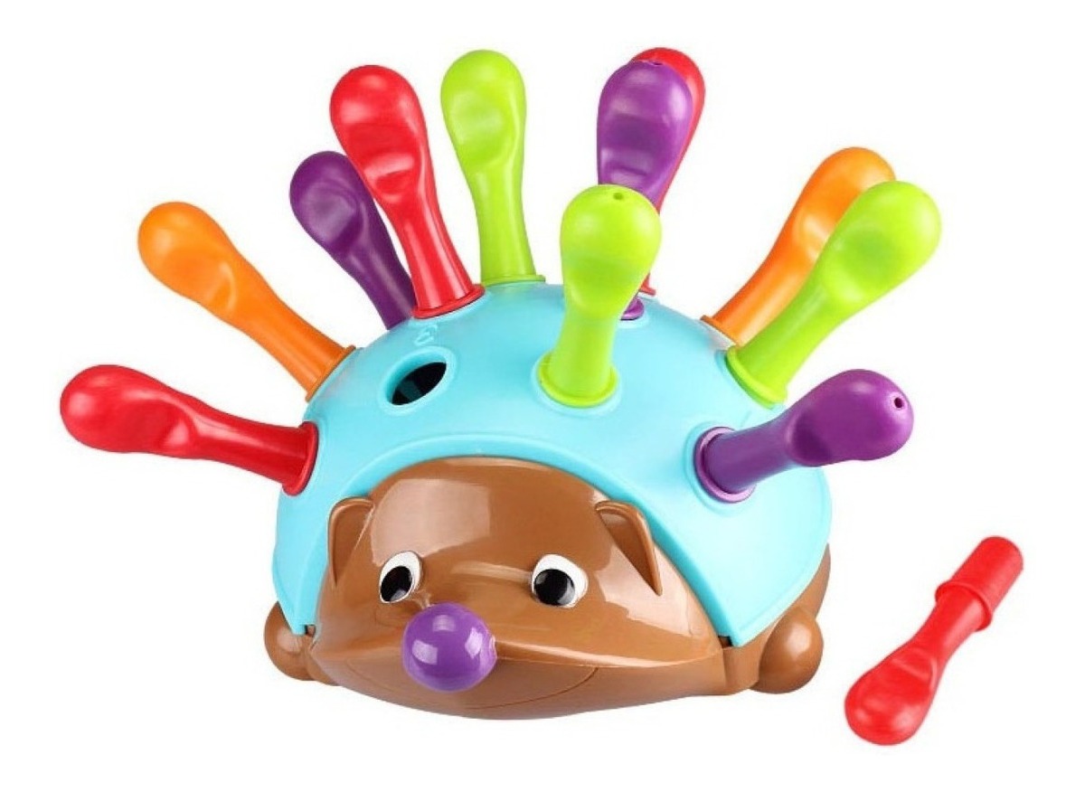 Brinquedo De Aprendizagem Ouriço Sensorial Fine Motor