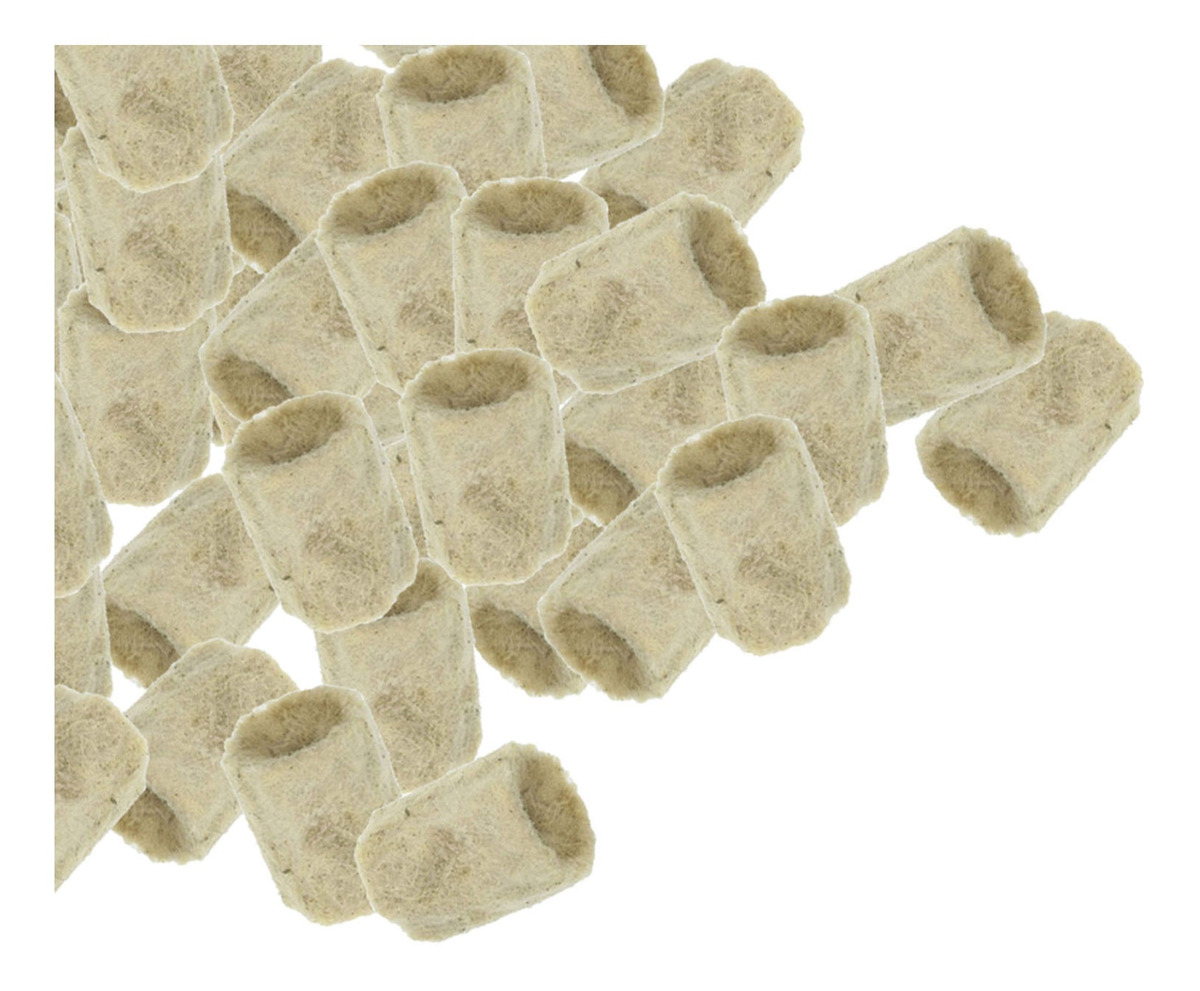 Rockwool Cresce Folhas Do Acionador De Partida Dos Cubos, Cu - Imagem 4