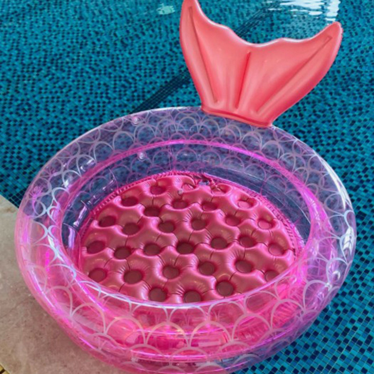 Piscina Doméstica Com Bola De Sereia Para Bebês E 90cm - Imagem 9