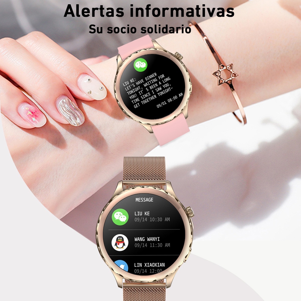 Smartwatch Feminino Smartwatch 360* 360 À Prova D'á - Imagem 4
