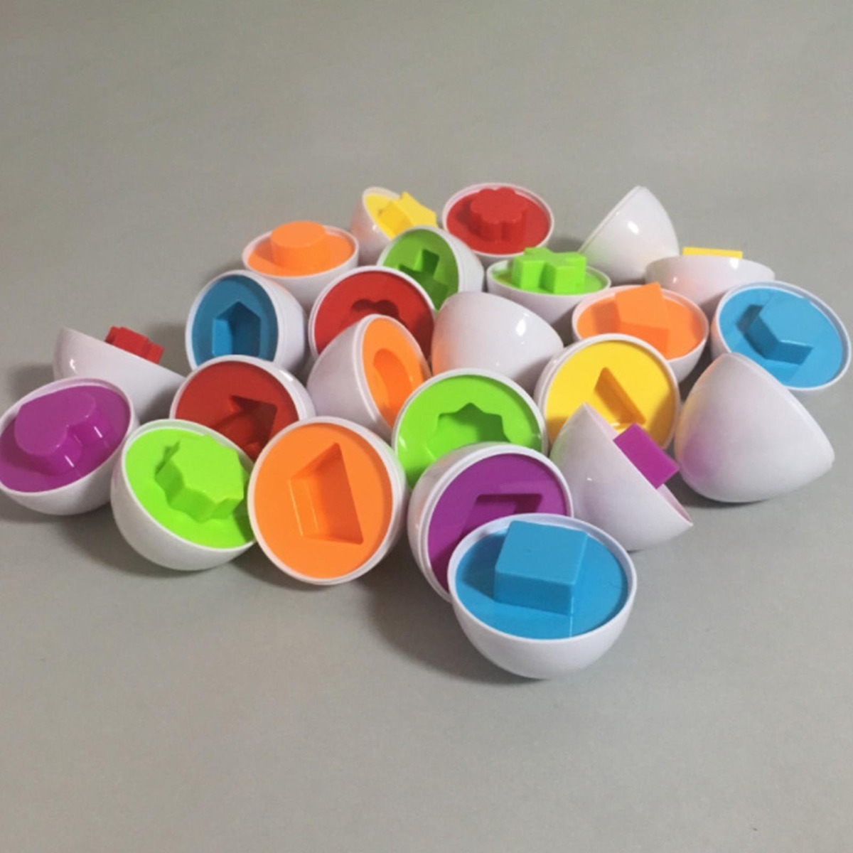 12 Peças Montessori Combinando Ovos Brinquedo Frango - Imagem 4
