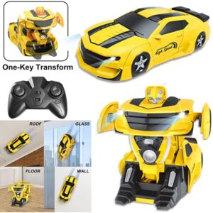 Brinquedo De Carro Rc Car Robot Anti Gravity Transform Robot