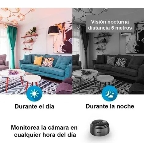 A9 Wifi Monitoramento E Segurança Mini Câmera Espiã - Imagem 8