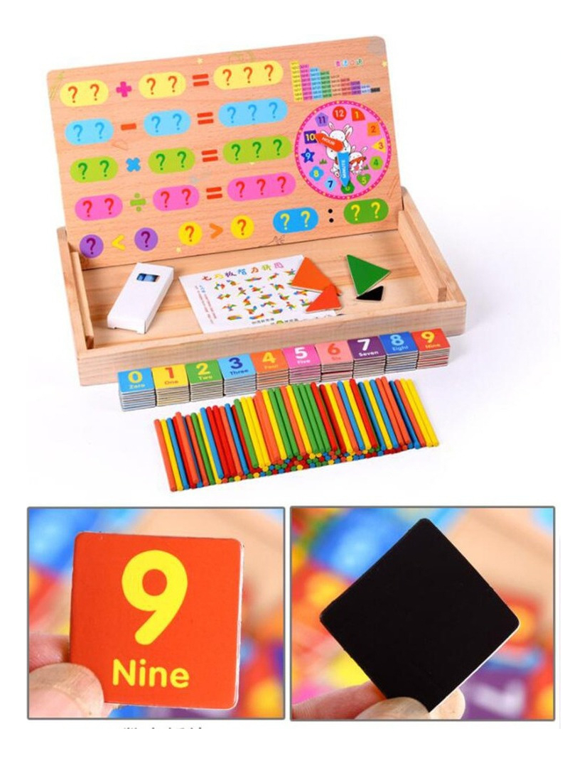 1set Contagem Sticks Auxiliares De Ensino De Matemática - Imagem 5