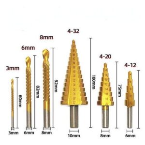 Furadeira Step, Serra Drill Para Metalurgia