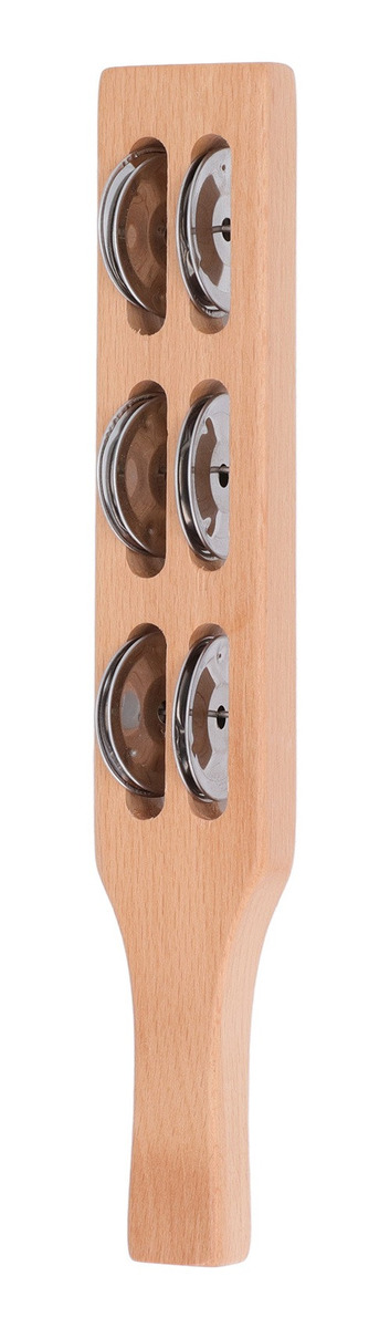 Mouse De Alça De Madeira Bell Stick Hand Jingle - Imagem 9