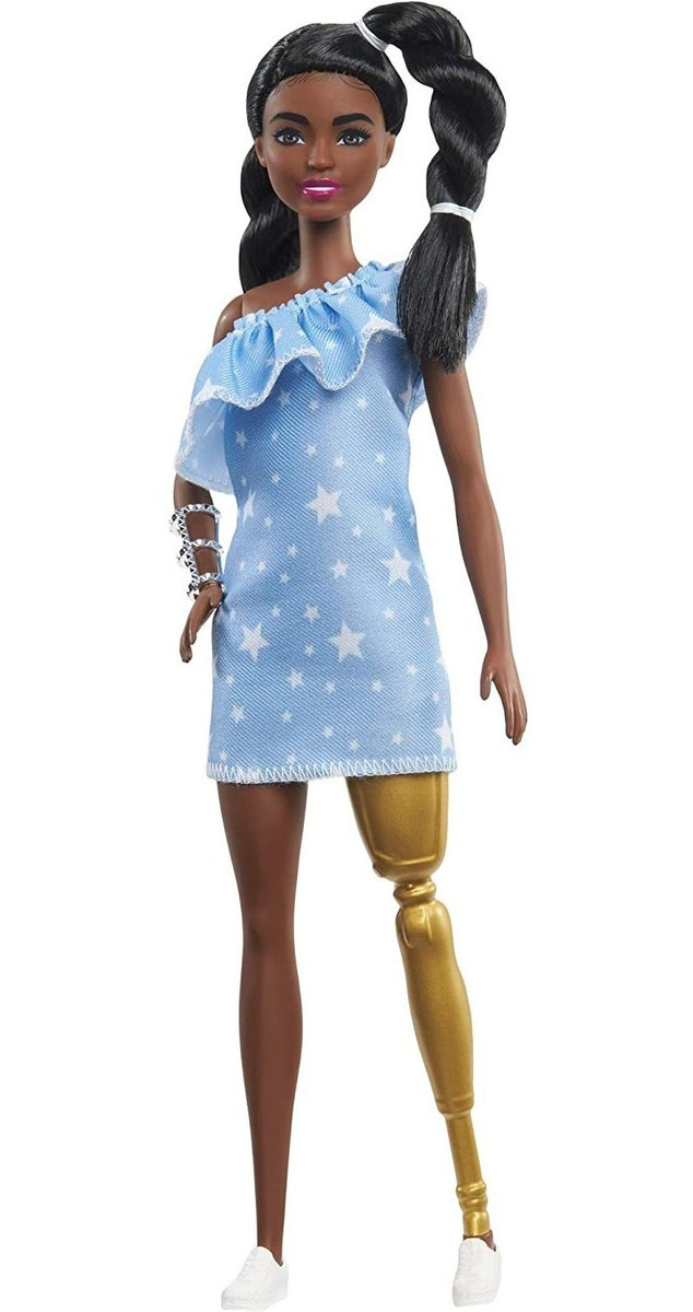 Boneca Barbie Fashionistas 146 Com 2 Tranas Torcidas