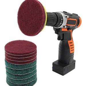 Escova Esfoliante T 11 Peças Escova De Limpeza Power Drill C
