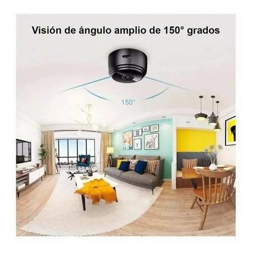 Mini Câmera Espiã Ip Wifi A9 Portátil Magnético 2 Peças - Imagem 5