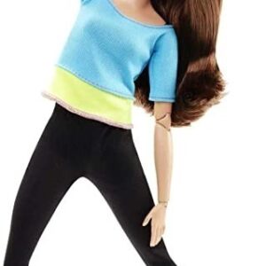 Boneca Barbie Feita Para Mover/top Azul Mattel Dpp74