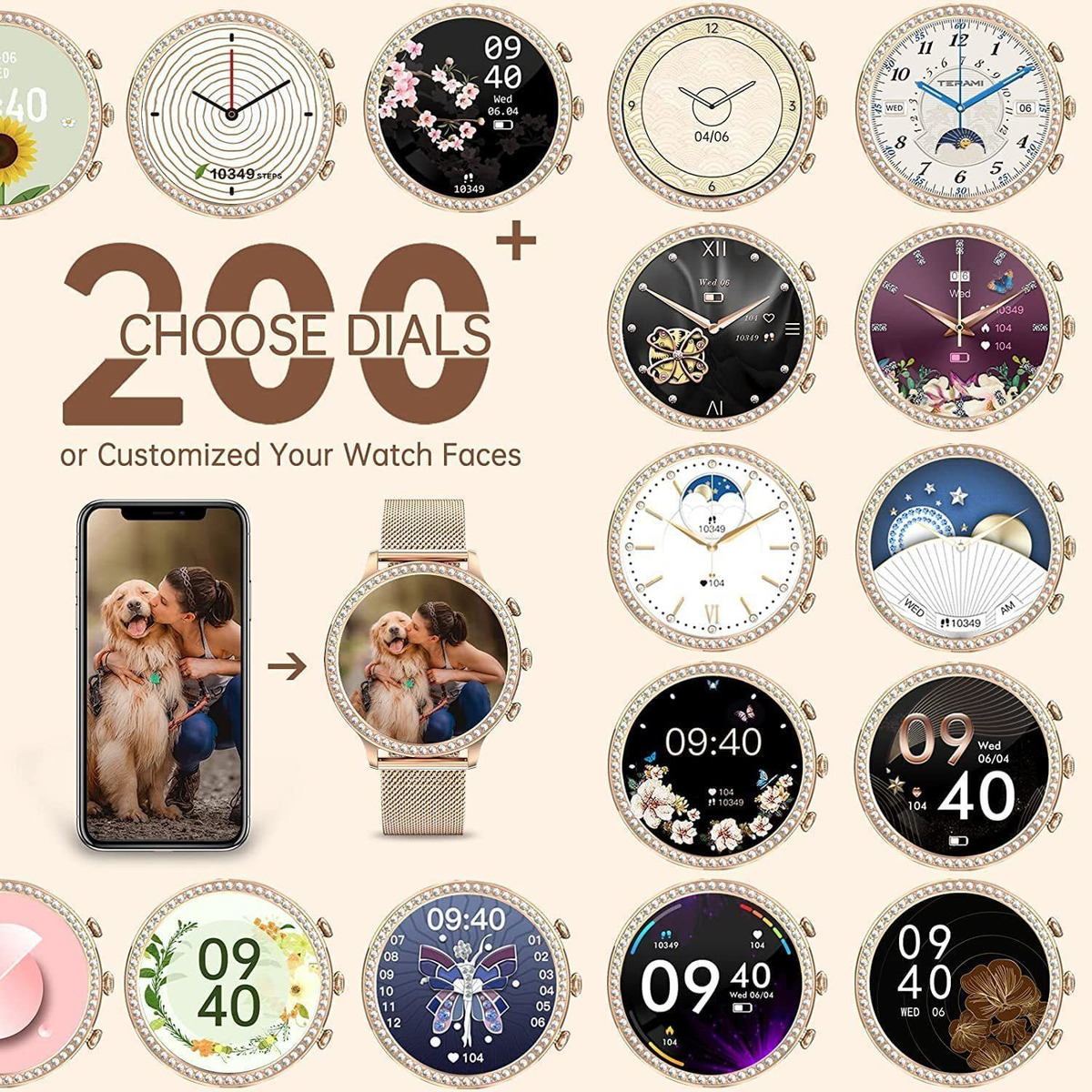 Smartwatch Para Mulheres (fazer/atender Chamadas) - Imagem 6