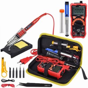 Kits De Ferro De Soldar Com Multímetro Digital 80w 220v