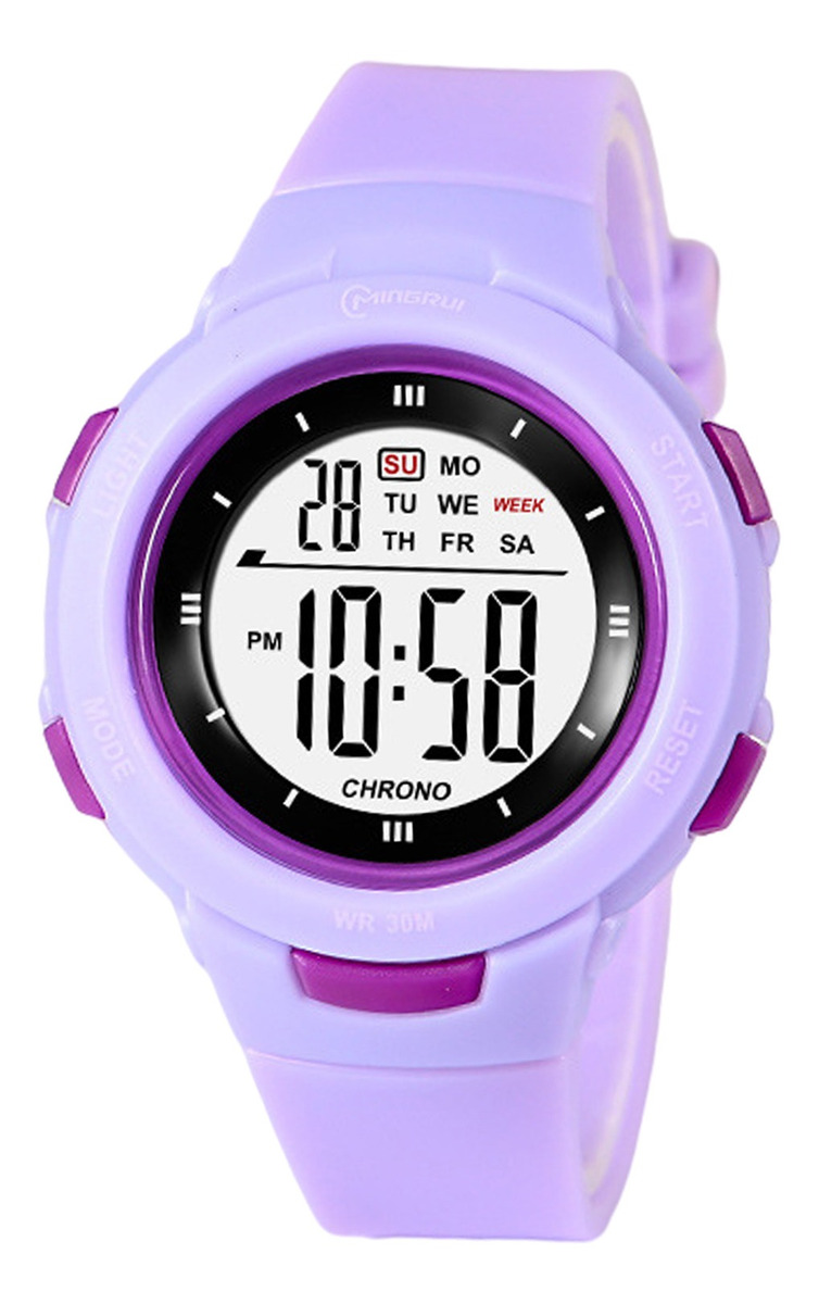 Meninos Girls Digital Watch Electro Impermeável Ao Ar Livre - Imagem 17