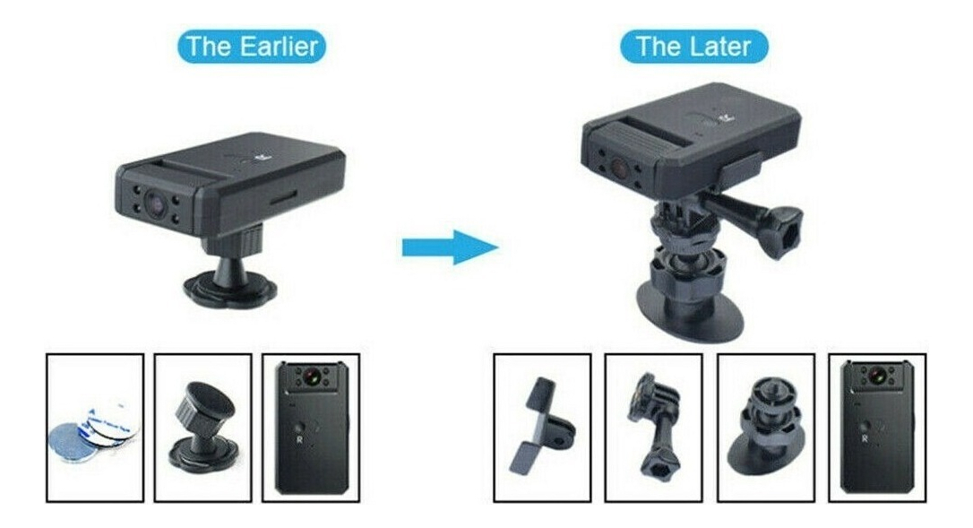 Câmera Espiã Oculta Ip Inalámbrica 4k Hd Mini Wifi Câmera De - Imagem 3