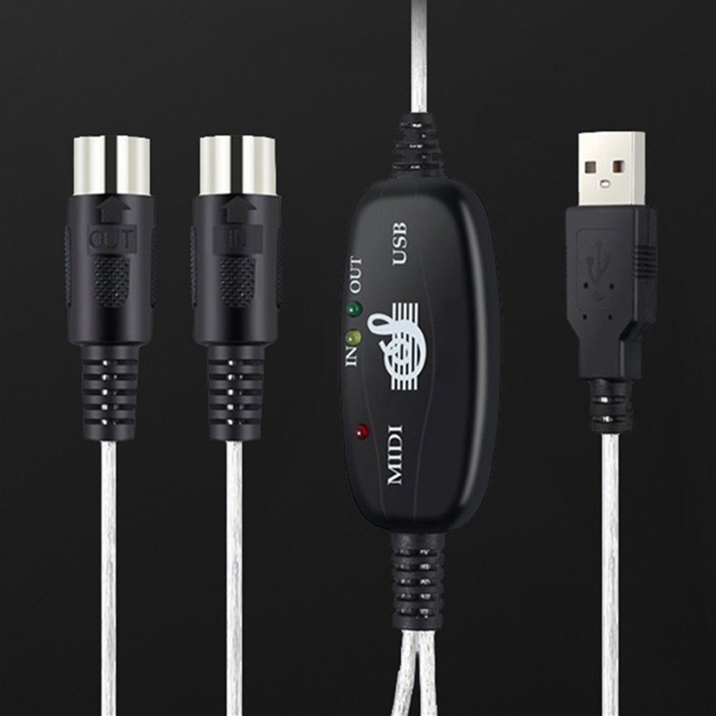 Teclado Sintetizador, Cabo Usb, Cabo Adaptador Midi De 180 X - Imagem 3