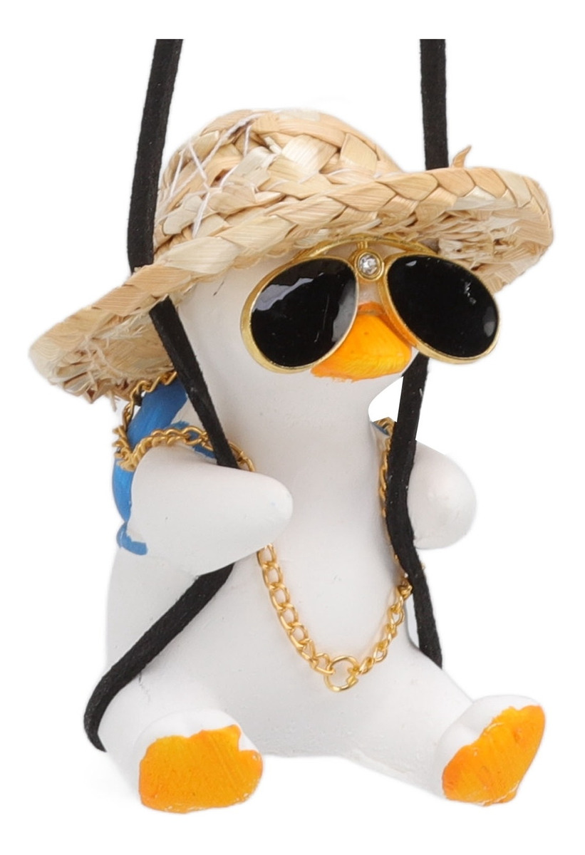 Pingente De Carro De Pato Giratório Bonito Pendurado Decoraç - Imagem 3