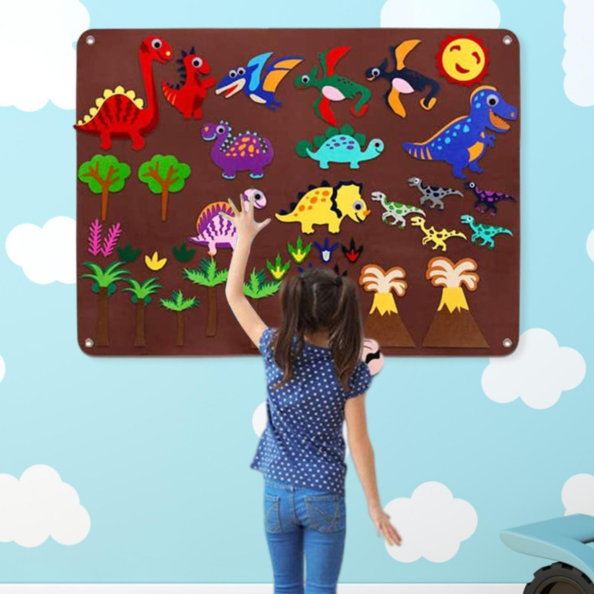 De Tabuleiro De Feltro Montessori Diy Tabuleiros De Feltro - Imagem 40