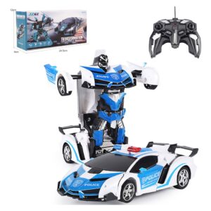 Brinquedo De Transformação Remota De Carro Robô De Controle