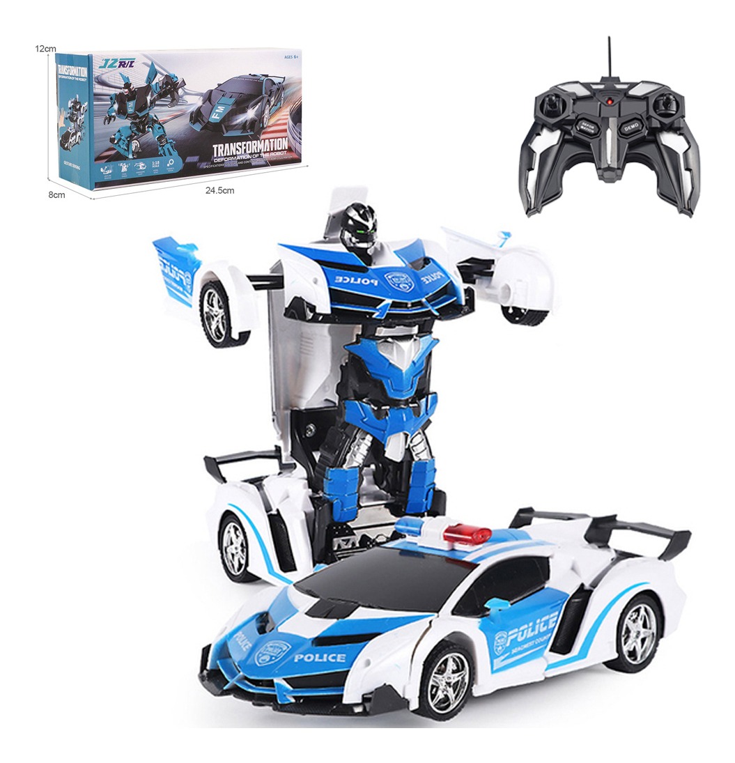 Brinquedo De Transformação Remota De Carro Robô De Controle
