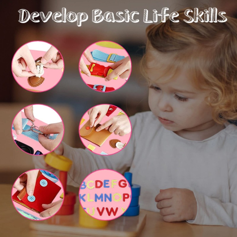 Brinquedo Educacional Pré-escolar Aprendendo Habilidades Bás - Imagem 5