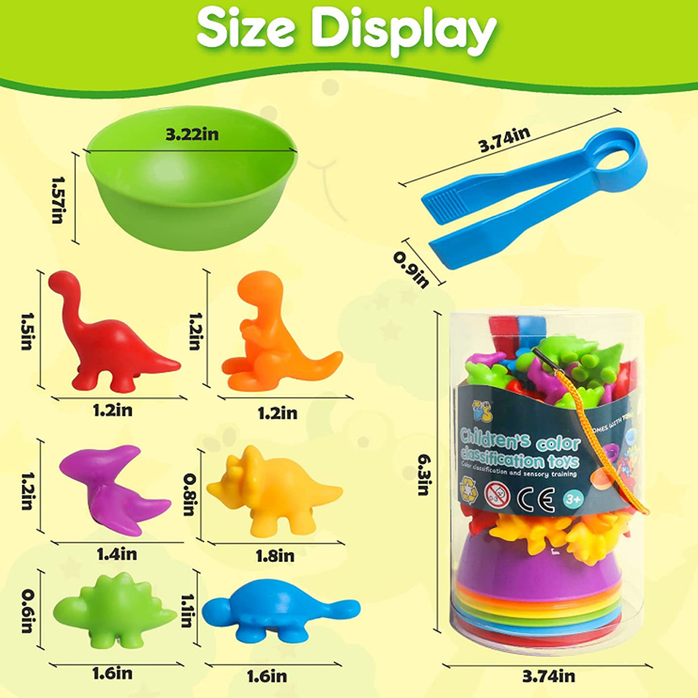 Brinquedo Educativo Montessori Para Classificação De Cores - Imagem 2