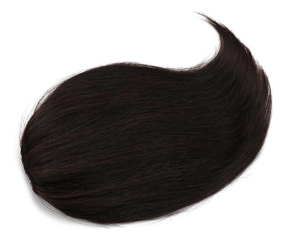 Peruca Cabelo Humano Virgem 20cm Franja - Imagem 17