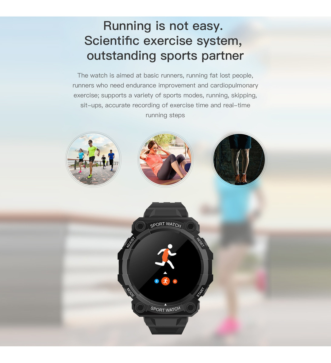 Smart Watch Sports Mode Ios Compatível Com Android Com - Imagem 5