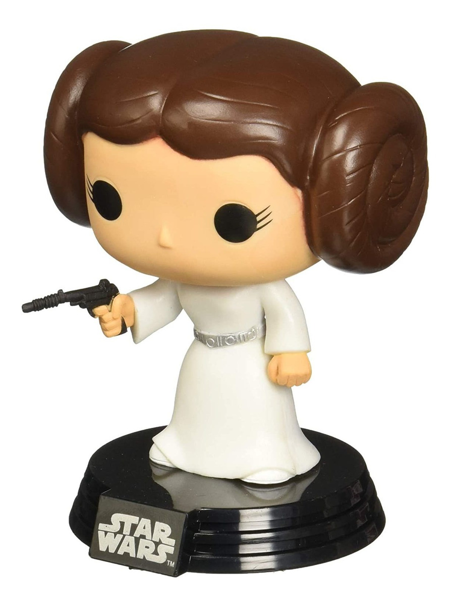Vinil Funko Pop Movie Star Wars Princesa Leia Bobble Head