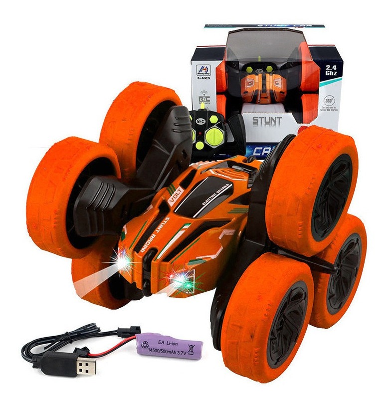 Carro De Controle Remoto Toy Stunt Rollover Car 2.4g Drift C - Imagem 2
