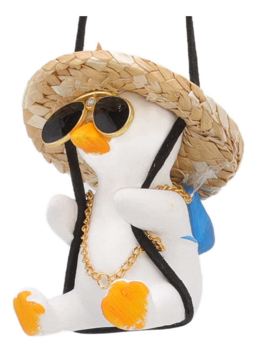 Pingente De Carro De Pato Giratório Bonito Pendurado Decoraç - Imagem 5
